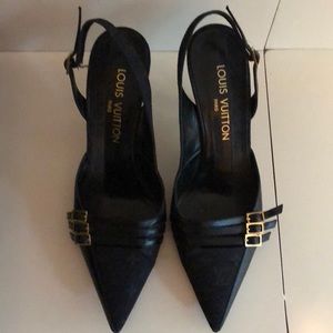 Louis Vuitton Open Back Pump- Size 8